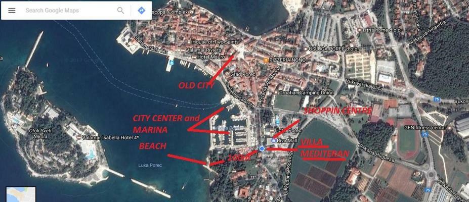 Boutique Apartman Villa Mediteran Porec Bagian luar foto